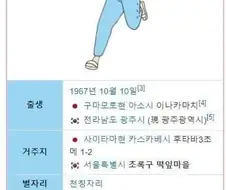 짱구 엄마의 실제 엉덩이 크기