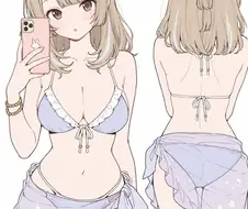옳게 된 수영복