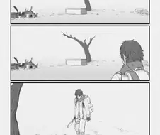 자연 속에서 숲속 친구와 함께 노래하는 만화