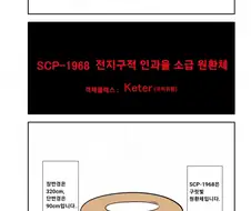 Scp-1968 ‘전지구적 인과율 소급 원환체‘ 만화.manwha