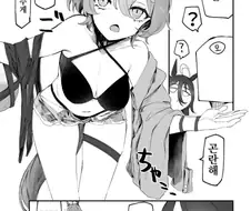 말딸) 타키온의 입기 힘든 수영복과 트레이너 만화