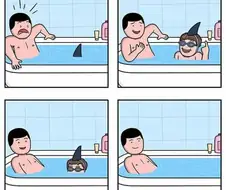 그런데 갑자기,상어가.manga