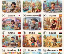 세계에서 가장 아이코닉한 나라들