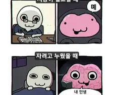 머리가 가장 활발하게 돌아가는 시간