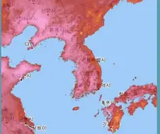 동아시아 전체가 불지옥이구만