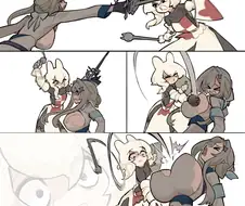 둔기가 면역인 여기사.manwha