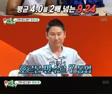 세월이 반대로 무상한 김종국의 남성 호르몬 ㅋㅋㅋ
