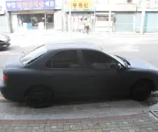 자동차 무광 블랙