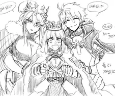 [fate] 화목한 세이버 가족.manhwa