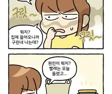 집안의 냄새 원인 찾기