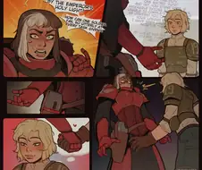 워햄40K)전투수녀님에게 반한 가드맨 만화 시리즈.manga