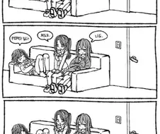 @) P가 문고리 잡고 돌리는 manhwa