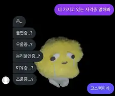 너 가지고 있는 자격증 말해봐