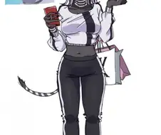 얼룩말 갸루 만화