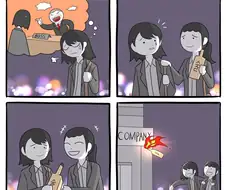 직장에서 받은 스트레스 술로 푸는 만화