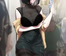 시스루 입은 여친이 환영해주는 manga