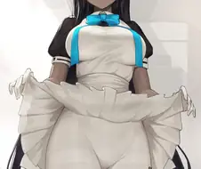 블루아카) 치마를 들추니 설국이었다