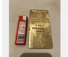 할아버지가 남긴 상자에서 나온 금괴 1KG.JPG