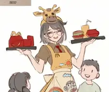 변해버린 맥도날드 누나