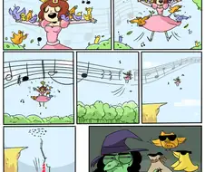 노래하는 공주 만화