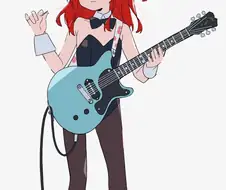 봇치) 옛날 만화에선 이러고 기타를 쳤대