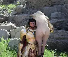 붉은사막) 캐릭 뒷태 모델링은 잘 되어있네~~