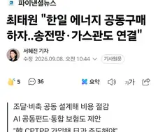 최태원 "한일 에너지 공동구매하자..송전망·가스관도 연결"