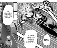 원펀맨)어쩔 수 없는 사이보그의 한계