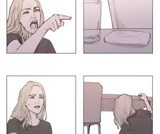 고양이에게 삿대질 하는 만화.manwha