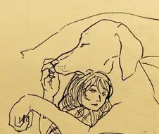 비스타즈 작가의 학생 시절 그림