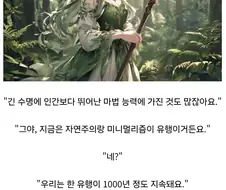 "엘프는 왜 세계정복을 안하죠?"