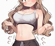 호불호 갈리는 여자애의 모습.manga