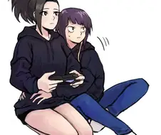 벌벌 떨면서 호러게임하는 여고생들.manga