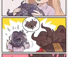 엘든링)모그한테 여우짓하는 미켈라.manhwa