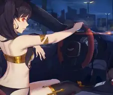 FGO)차 운전하는 여신님