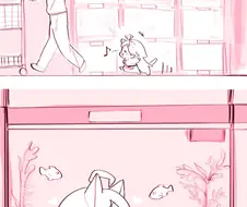 블루아카) 스압 호시노가 애완물고기 키우는.manhwa