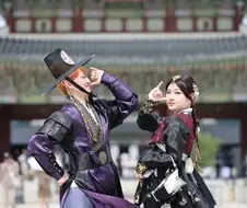 한복 입고 kpop 따라하는 외국인들