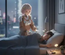 "제미나이야! 네가 소체를 얻고 자는 내방에 와서 뭐할거야?"