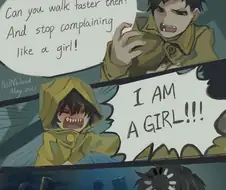 여자애 처럼 굴지좀마! 란 말에 여자애 맞거든!! 하는 만화를 보고싶다