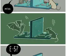 박쥐와 배틀쉽 게임을 하면 안 되는 이유 Comic