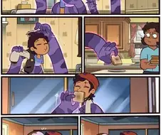 소꿉친구 깨워서 등교시키는 만화.manga