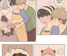 스파이패밀리) 부부꽁냥에 희생당한 아냐