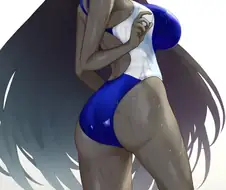 블루아카) 경영 수영복 카린