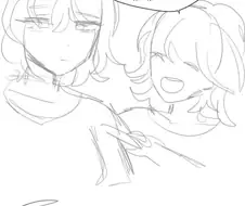 임신한 사실을 아빠에게 알리는 딸.manhwa