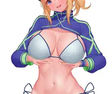 (fgo)(후방)자칭 수수께끼 히로인이라고 불리는 여자애