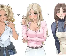 갸루의 진화과정.manga