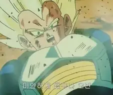 드래곤볼] 베지터 : 빠, 빨리 사과해야해...!!