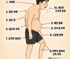 만성 운동 부족 남성의 몸.jpg
