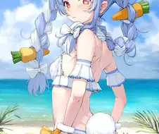 버튜버) 토끼는 하반신이..