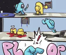 어몽어스) 벤트 타는 만화
